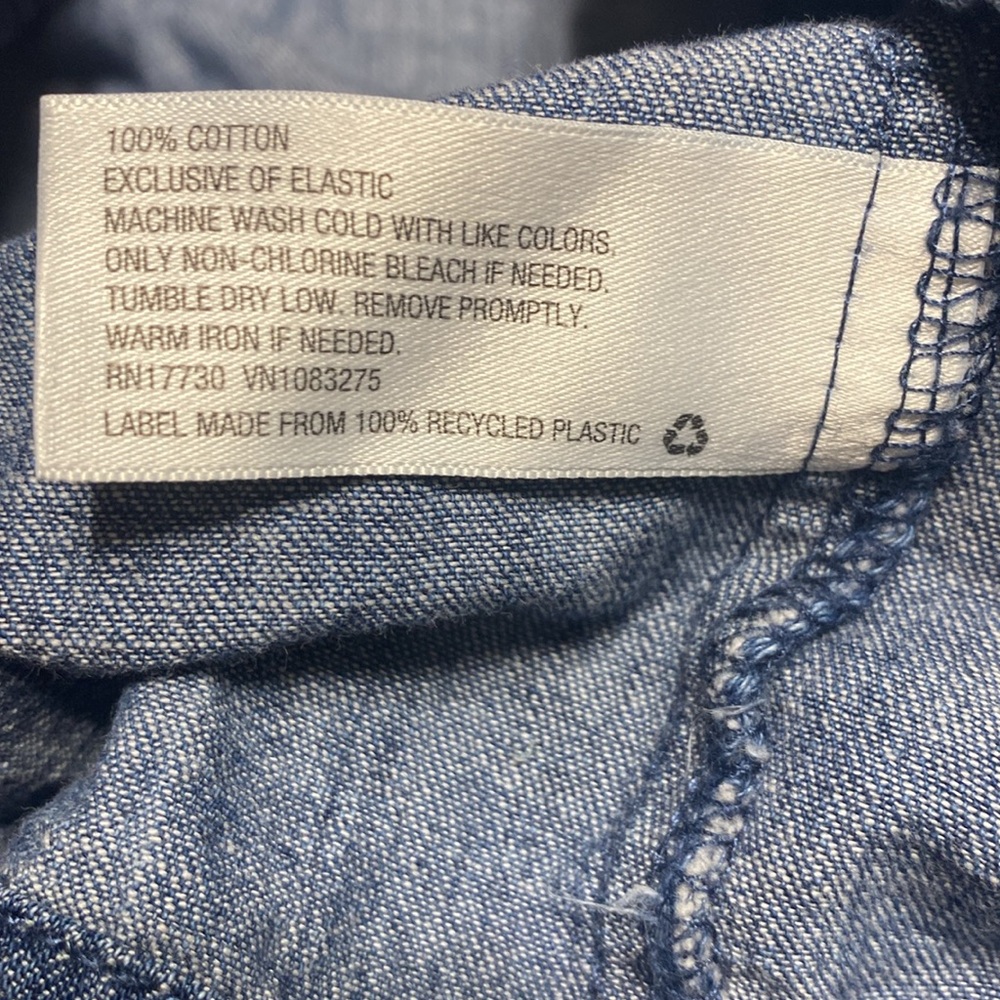 Universal Thread Blue Denim Button-Front Sundress - Picture 10 of 10